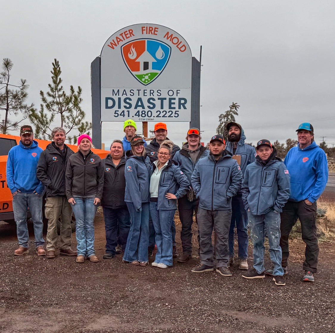The team of Masters of Disaster LLC - A 24/7 restoration company in Bend, Redmond & Central Oregon